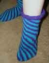 Blueberry Spirals Socks