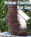 Broken Chocolate Bar Socks
