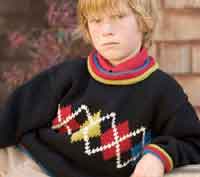 Kids Argyle Sweater