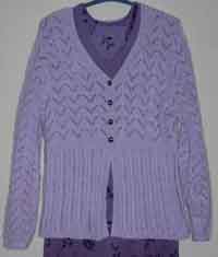 Lilac Lace Cardigan 