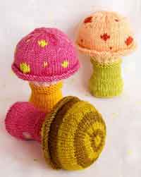 Toadstool Baby Rattle