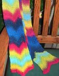 Karaoke Chevron Scarf