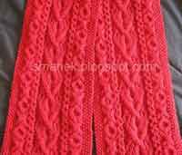 St. Albans Valentine Cable Scarf