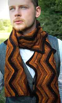 Creekbed Chevron Scarf