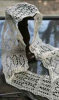 Miss Lamberts Lace Sampler Scarf