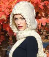 Winter Scarbon Hood-Scarf