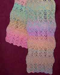 Lotus Stitch Scarf