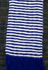 Look Both Ways Before You Stripe - Illusion Scarf