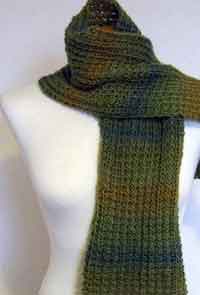 Unisex Mirage Ribbed Scarf