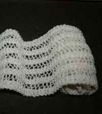 One Row Reversible Lace Scarf
