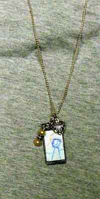 Kids Art Pendant