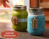 fall gift jars