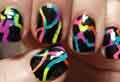 EASY Peel Colour Explosion Nail Art Tutorial