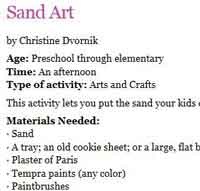 Sand Art