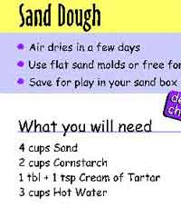 Sand Dough