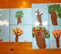 Apple Tree Seasons Kids Craft