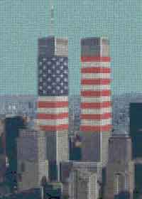 Twin Towers Cross Stitch