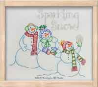 Sparkling Snow Embroidery Pattern