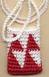 Tapestry Crochet Necklace Pouch