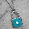 Tiffany Inspired Lock Necklace