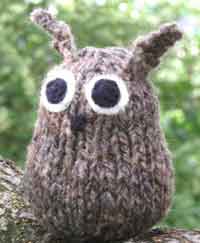 Knit owl tutorial