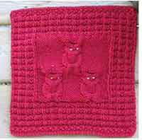 owl afghan knitting pattern