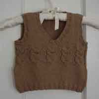 owl baby vest knitting pattern