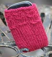 owl phone holder knitting pattern