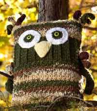 Owl pillow crochet pattern
