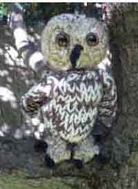 owl toy knitting
