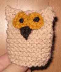 Owl toy knitting pattern
