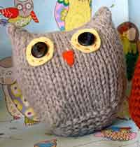 stuffed owl knitting pattern