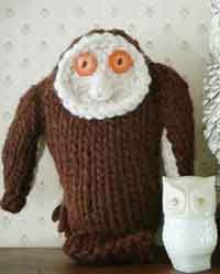 Toy owl knitting pattern