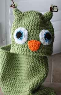 Crochet Owl Hat Instructions