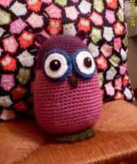 crochet pattern stuffed owl