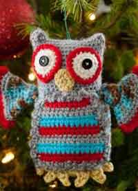 cute owl ornament crochet pattern