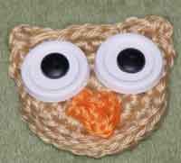 owl applique pattern to crochet