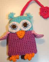 Owl keychain crochet pattern