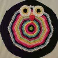 round owl crochet pattern