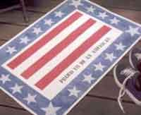 Patriotic Floorcloth