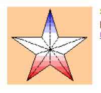 Cut a 5 Pointed Star in One Snip 