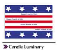 4th of July Luminary