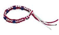 Patriotic Macrame Bracelet 