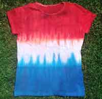 Firecracker Tie Dye Tshirt Tutorial