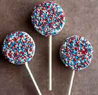 Patriotic Oreo Pops