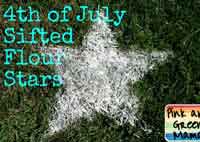 4th of July Sifter Flour Stars