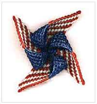 Patriotic Pinwheel Napkin Ring