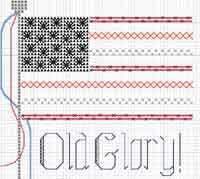 Old Glory Flag Pattern