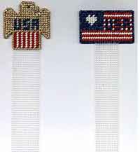 Patriotic USA Eagle Bookmark 