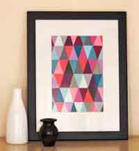 How to make easy paint chip wall art